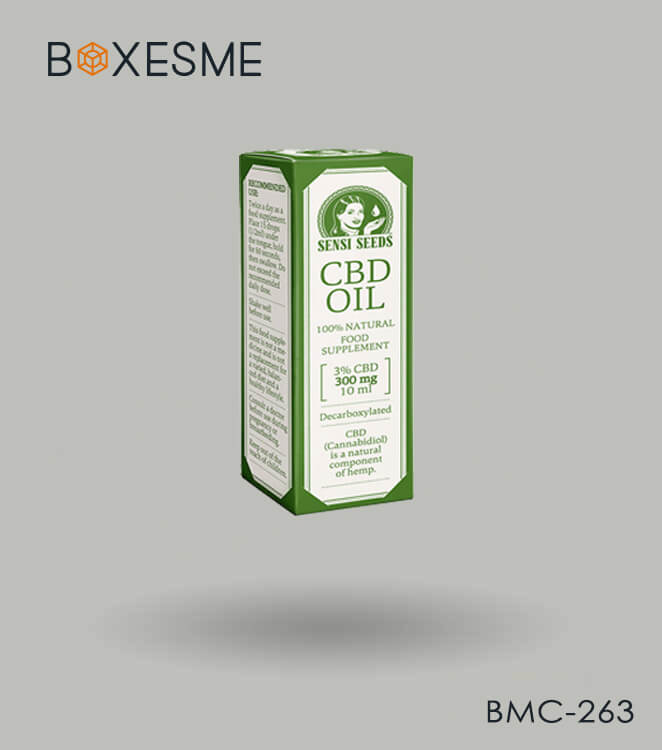 Ccustom Printed CBD Oil Box Packaging